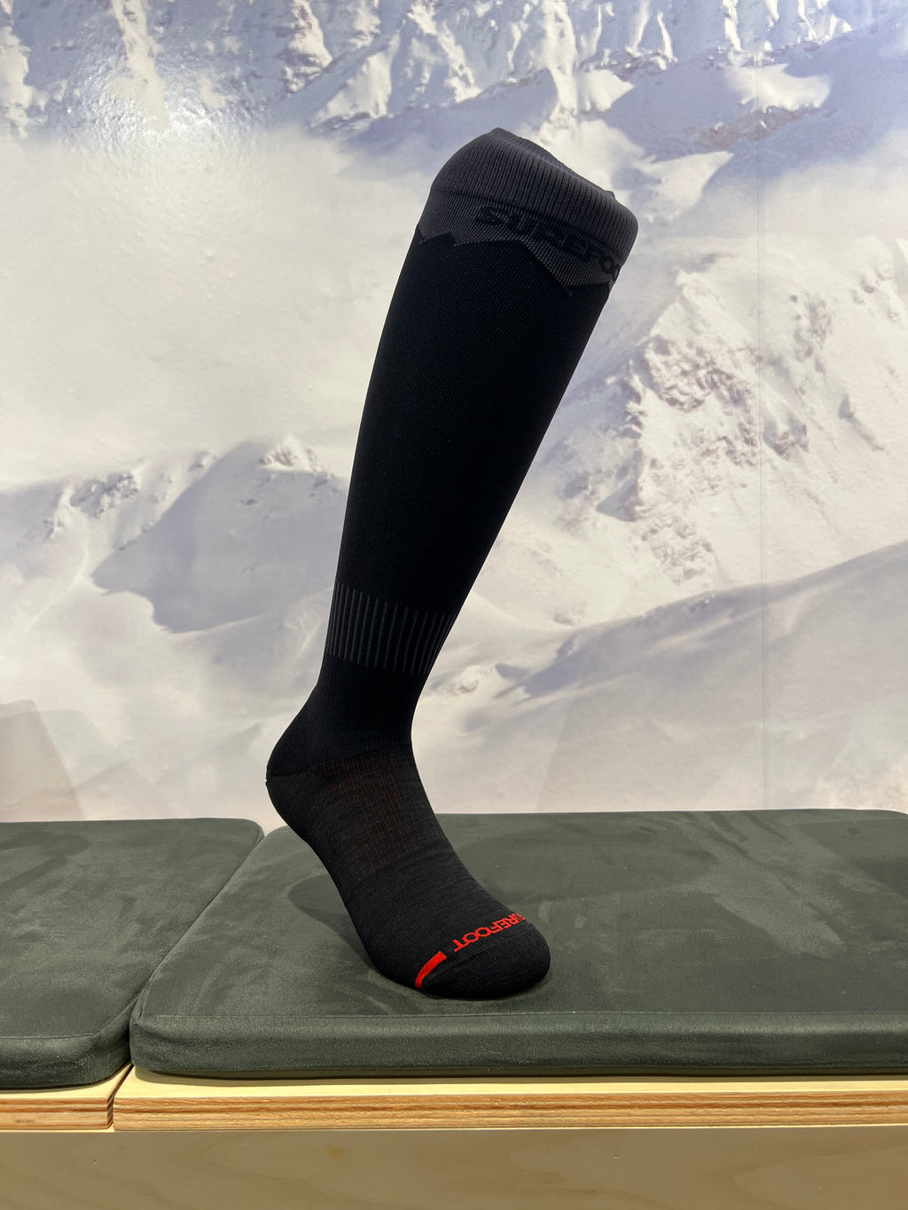 Alpinsokk Herre Vapor Peaks 3 pakk Sort fra Surefoot