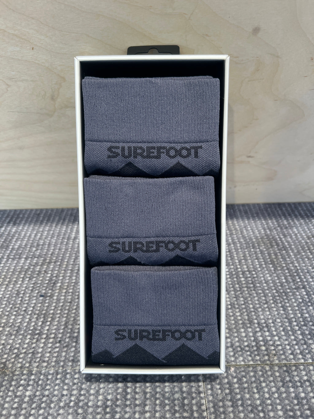 Alpinsokk Vapor 3 Pakk Sort fra Surefoot