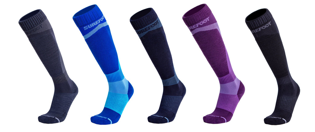 Surefoot Vapor Plus alpinsokker — hele fargeutvalget