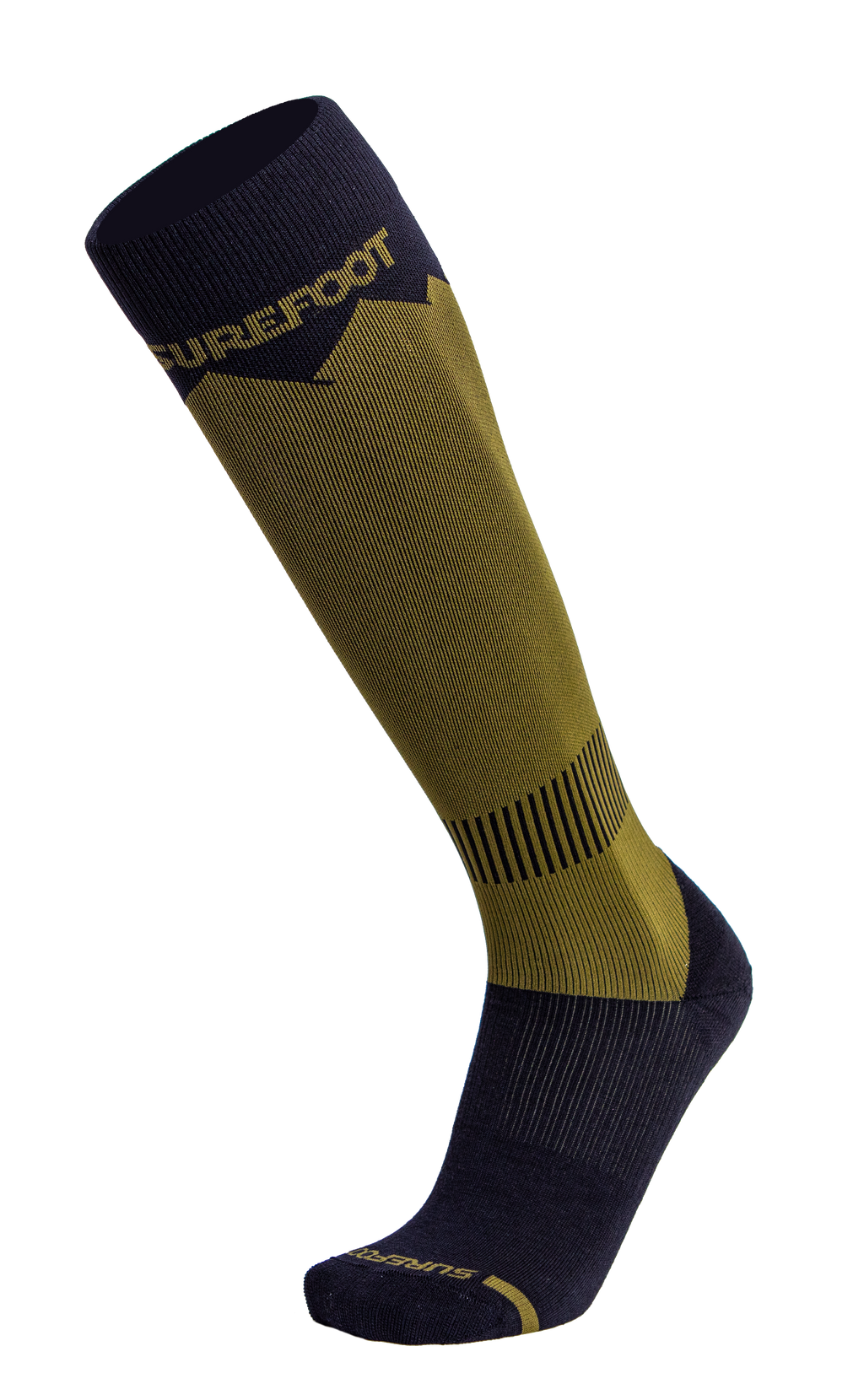 Skisokk Herre Sock_VaporPeaks_Oliven_fra-Surefoot 