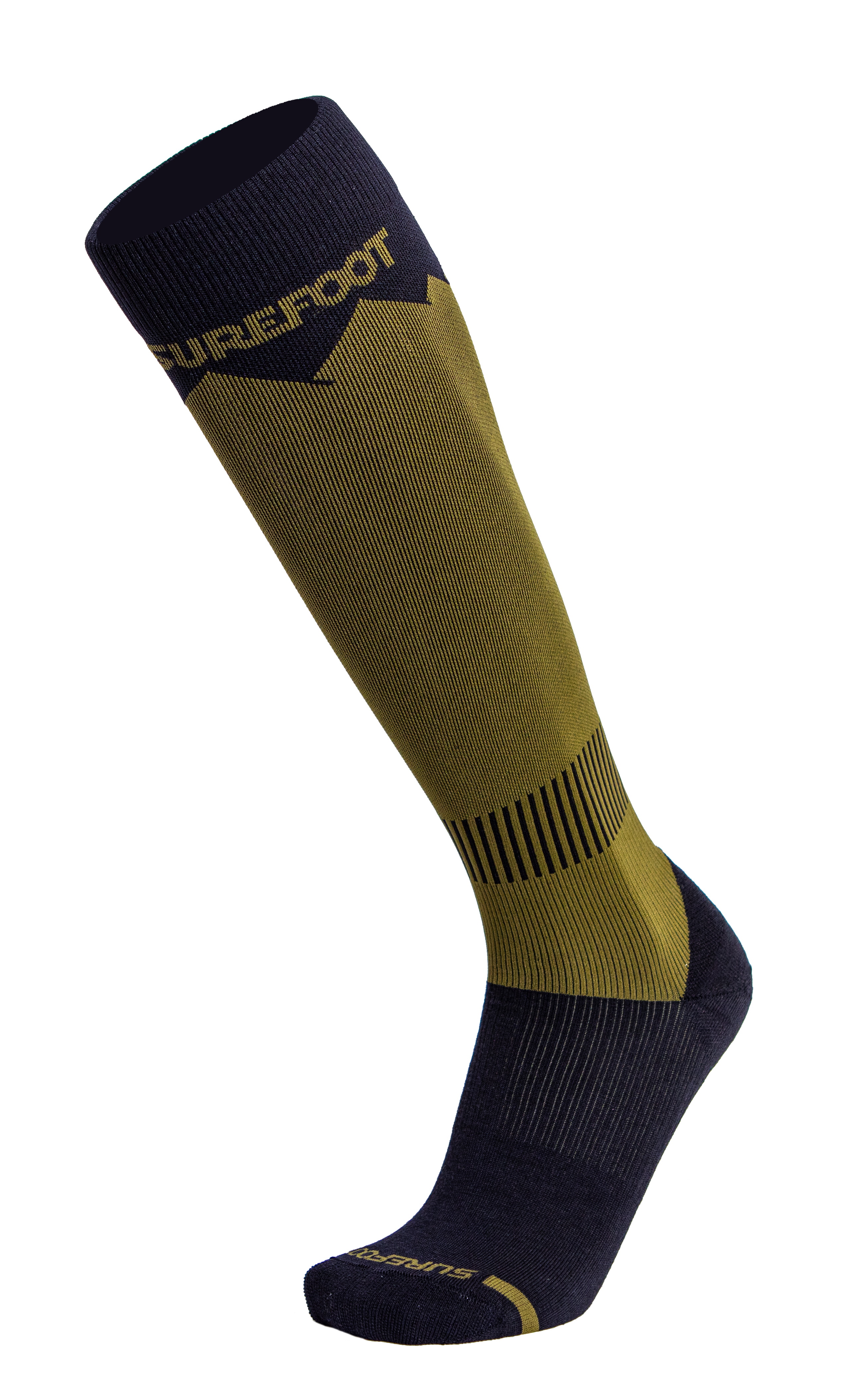 Skisokk Herre Sock_VaporPeaks_Oliven_fra-Surefoot 